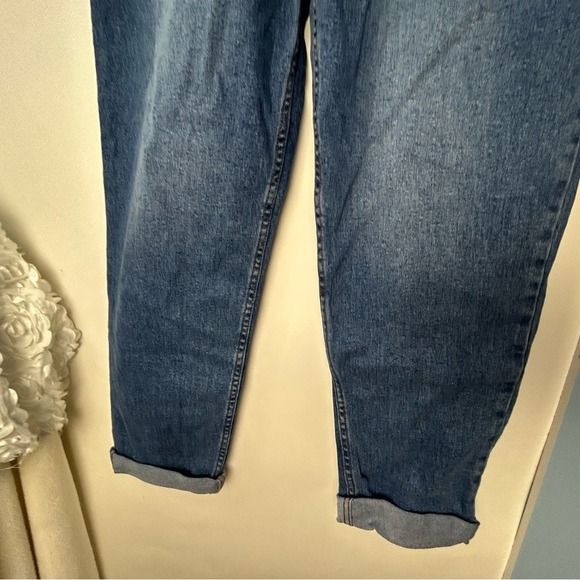 Vibrant miu Golden Blue Mom Jeans 11 W29 NWT - Picture 4 of 10